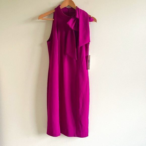 Eliza J Magenta Sleeveless Dress - Picture 1 of 6